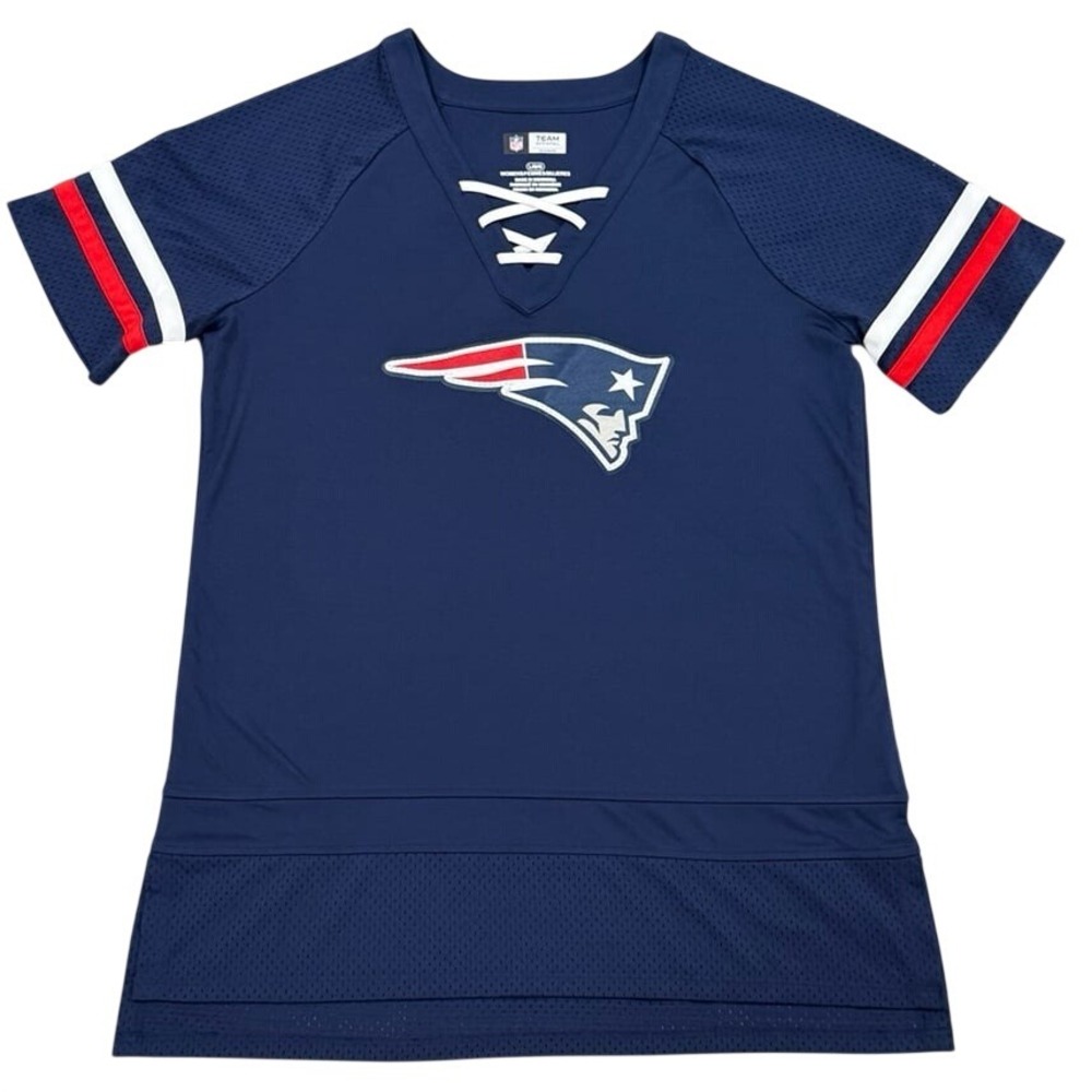 New‎ England Patriots Jersey Shirt Women's Large NWOT